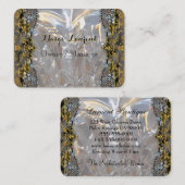 Soirée Luxusgoldberufliche Runde Visitenkarte (Vorne/Hinten)