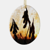 Sojabohne-Sonnenuntergang Keramik Ornament (Rechts)