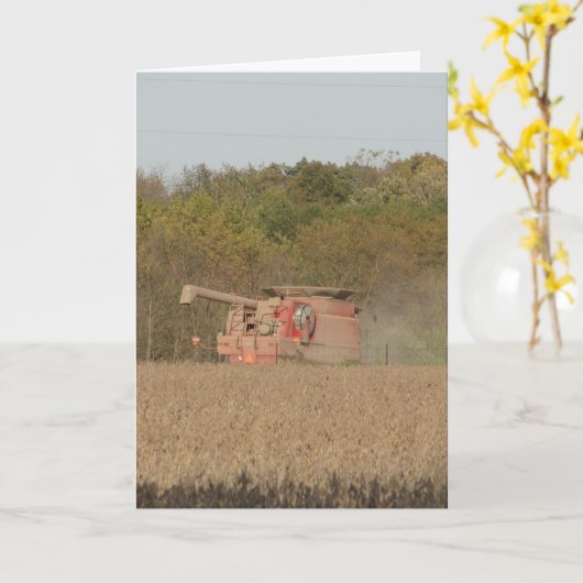 Sojabohnen-Harvest Karte (Gelbe Blume)