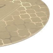 Sojabohnen-Monogram-Quatrefolienjacke Schneidebrett (Ecke)