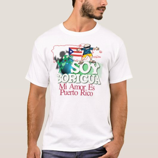 Sojabohnenöl Boricua T-Shirt (Vorderseite)