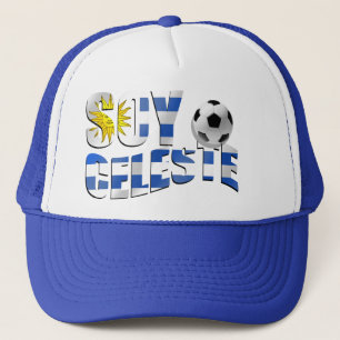 Sojabohnenöl Celeste Uruguay Flagge Futbol Truckerkappe