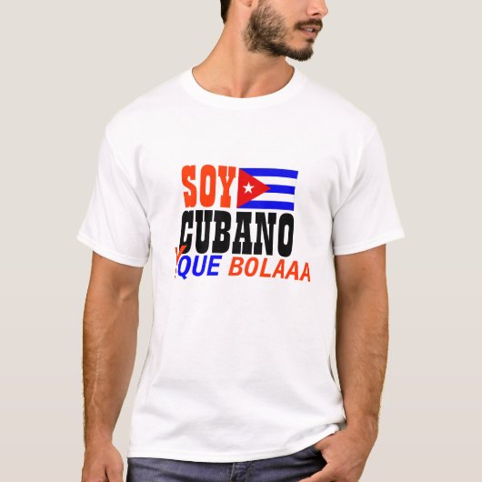 Sojabohnenöl CUBANO y que Bolaaa Shirt (Vorderseite)