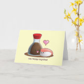 Sojabohnenöl glücklich karte (Gelbe Blume)