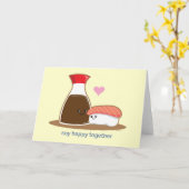 Sojabohnenöl glücklich zusammen karte (Gelbe Blume)