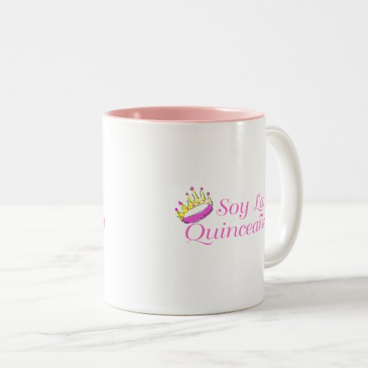 Sojabohnenöl-La Quinceanera Zweifarbige Tasse (VorderseiteRechts)