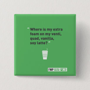 Sojabohnenöl Latté Button