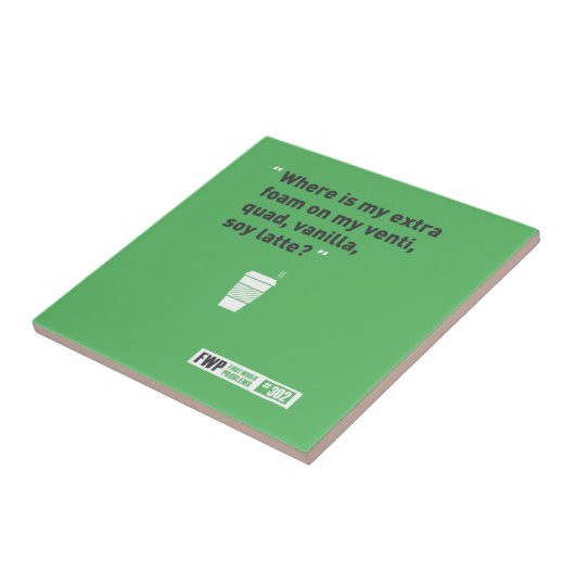 Sojabohnenöl Latté Fliese (Seite)