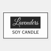 Sojakonzerne Rechteckiger Aufkleber (Vorderseite)