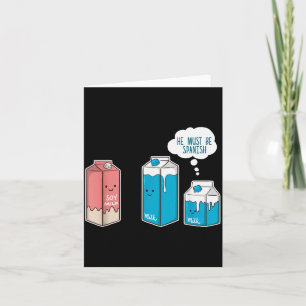Sojamilch Er muss Spanisch sein Lustiger Wortwitz  Karte