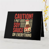 Sojasauce Kostümangebot für einen Sojasauce-Expert Karte (Gelbe Blume)