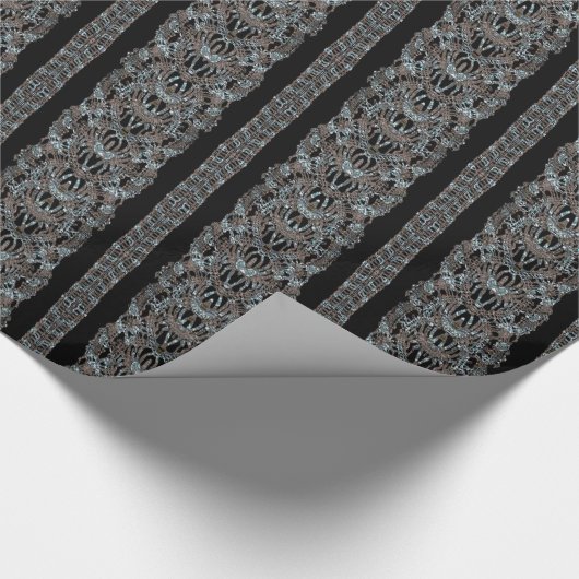 Sojeye Barock (10 m)glänzend Geschenkpapier (Ecke)