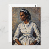Sojourner Truth Portrait Art Postkarte (Vorne/Hinten)