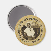 Sojourner Wahrheit Abschaffung der Rechte der schw Magnet (Vorderseite/Rückseite)