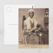 Sojourner Wahrheit Foto mit Beschriftung Postkarte (Vorne/Hinten)