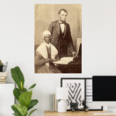 Sojourner Wahrheit mit Abraham Lincoln Poster
