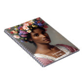 Sojourner Wahrheit Portrait mit Blumenkrone Notizblock (Rechte Seite)