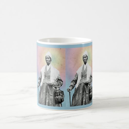 Sojourner-Wahrheit - Regenbogen Kaffeetasse (Mittel)