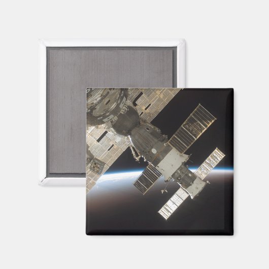 Sojus-Dockingstation 13 Magnet (Vorderseite/Rückseite)