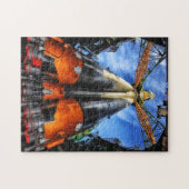 Sojus-Rakete bricht in das Weltraum-Puzzle Puzzle (Horizontal)