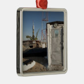 Sojus Rakete kurz nach Ankunft 2 Silbernes Ornament (Rechts)