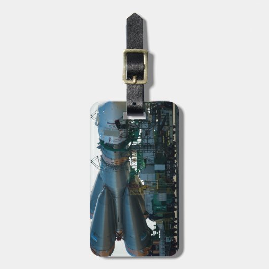 Sojus zum Start Gepäckanhänger (Vorderseite vertikal)