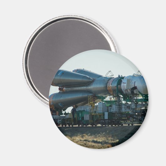 Sojus zum Start Magnet (Vorderseite/Rückseite)