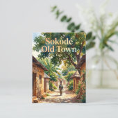 Sokodé Altstadt Togo Postkarte (Stehend Vorderseite)