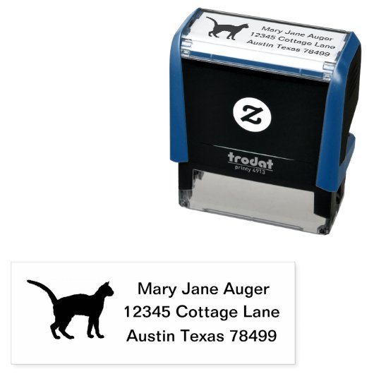 Sokoke Cat Personalisiert Permastempel (Beispiel)