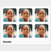 Sokoro 2006 quadratischer aufkleber (Blatt)