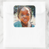 Sokoro 2006 quadratischer aufkleber (Tasche)