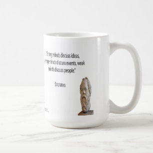 Sokrates & berühmte "Geister" Zitat Kaffeetasse