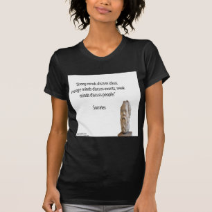 Sokrates & berühmte "Geister" Zitat T-Shirt