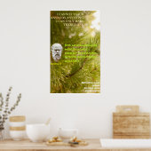 Sokrates berühmtes Zitat - ich kann es nicht lehre Poster (Küche)