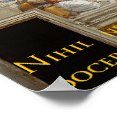 Sokrates berühmtes Zitat - Ich kann niemanden lehr Poster (Ecke)