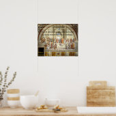 Sokrates berühmtes Zitat - Ich kann niemanden lehr Poster (Küche)