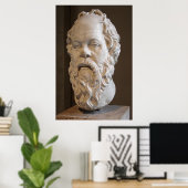 Sokrates / Griechischer Philosoph / Poster (Heimbüro)