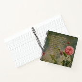 Sokrates Health Quote Niedlich Pink Blume Journal Notizblock (Innenseite)