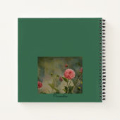 Sokrates Health Quote Niedlich Pink Blume Journal Notizblock (Rückseite)