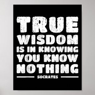 Sokrates Inspiriere die Philosophie des Stoikratst Poster