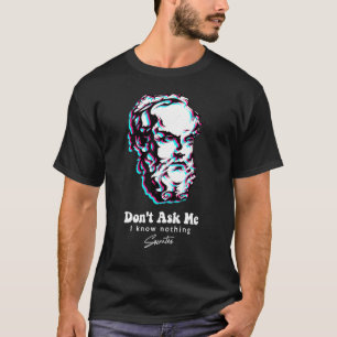 Sokrates intellektuelle Philosophie T-Shirt