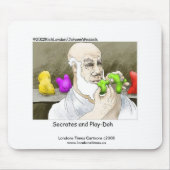 Sokrates & Play-Doh Funny Mouse Pad Mousepad (Vorne)