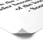 Sokrates Poster (Ecke)