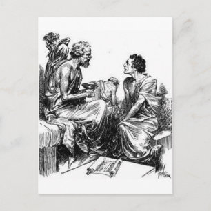 Sokrates Postkarte