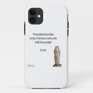 Sokrates & Strong Minds Zitat iPhone 5/5S Fall 11 Hülle