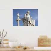 Sokrates und Apollo Poster (Küche)