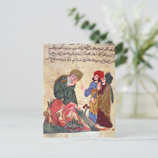 Sokrates und seine Schüler Postkarte (Stehend Vorderseite)