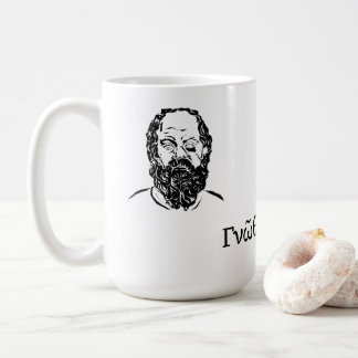 Sokrates' Weisheit Kaffeetasse