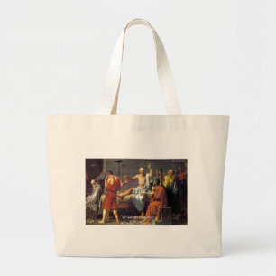 Sokrates "Wisdom/Wonder" Zitat gibt T-Shirts & Kar Jumbo Stoffbeutel