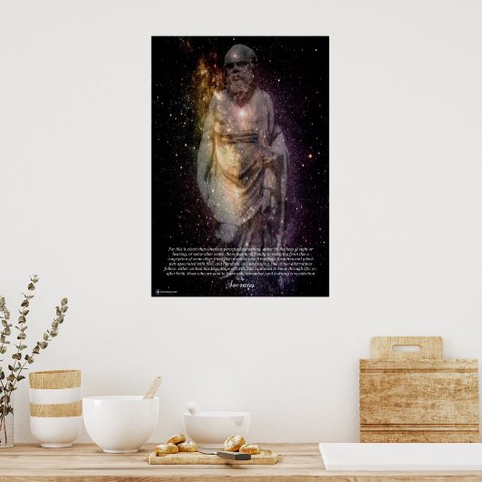 SOKRATES WO KANN MAN? POSTER (Küche)